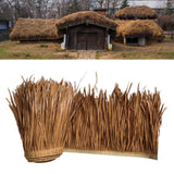 Maxbell Artificial Thatch Roofing Synthetic Thatch Grass Roof for Bar Garden Outdoor 100cmx50cm Style B