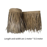 Maxbell Artificial Thatch Roofing Synthetic Thatch Grass Roof for Bar Garden Outdoor 100cmx50cm Style C