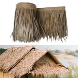Maxbell Artificial Thatch Roofing Synthetic Thatch Grass Roof for Bar Garden Outdoor 100cmx50cm Style C