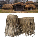 Maxbell Artificial Thatch Roofing Synthetic Thatch Grass Roof for Bar Garden Outdoor 100cmx50cm Style C