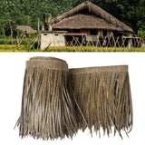 Maxbell Artificial Thatch Roofing Synthetic Thatch Grass Roof for Bar Garden Outdoor 100cmx50cm Style C