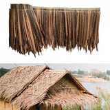 Maxbell Artificial Thatch Roofing Synthetic Thatch Grass Roof for Bar Garden Outdoor 100cmx50cm Style D