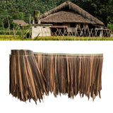 Maxbell Artificial Thatch Roofing Synthetic Thatch Grass Roof for Bar Garden Outdoor 100cmx50cm Style D