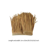 Maxbell Artificial Thatch Roofing Synthetic Thatch Grass Roof for Bar Garden Outdoor 100cmx60cm Style E