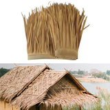 Maxbell Artificial Thatch Roofing Synthetic Thatch Grass Roof for Bar Garden Outdoor 100cmx60cm Style E