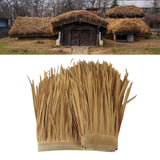 Maxbell Artificial Thatch Roofing Synthetic Thatch Grass Roof for Bar Garden Outdoor 100cmx60cm Style E