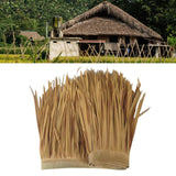 Maxbell Artificial Thatch Roofing Synthetic Thatch Grass Roof for Bar Garden Outdoor 100cmx60cm Style E