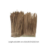 Maxbell Artificial Thatch Roofing Synthetic Thatch Grass Roof for Bar Garden Outdoor 100cmx60cm Style F