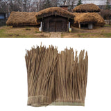 Maxbell Artificial Thatch Roofing Synthetic Thatch Grass Roof for Bar Garden Outdoor 100cmx60cm Style F