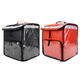 Maxbell Food Delivery Backpack 50L Insulated Food Delivery Bag for Car Travel Picnic Red