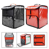 Maxbell Food Delivery Backpack 50L Insulated Food Delivery Bag for Car Travel Picnic Red