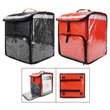 Maxbell Food Delivery Backpack 50L Insulated Food Delivery Bag for Car Travel Picnic Red