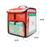 Maxbell Food Delivery Backpack 50L Insulated Food Delivery Bag for Car Travel Picnic Red