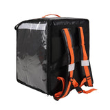 Maxbell Food Delivery Backpack 50L Insulated Food Delivery Bag for Car Travel Picnic Black