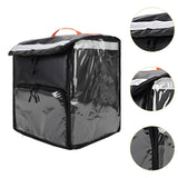 Maxbell Food Delivery Backpack 50L Insulated Food Delivery Bag for Car Travel Picnic Black