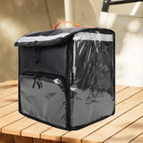 Maxbell Food Delivery Backpack 50L Insulated Food Delivery Bag for Car Travel Picnic Black