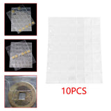 Maxbell 10 Sheets 42 Pocket Coin Pages Coin Album Pages 3 Hole Coin Collection Pages