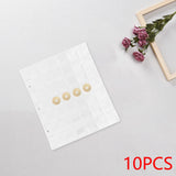 Maxbell 10 Sheets 42 Pocket Coin Pages Coin Album Pages 3 Hole Coin Collection Pages