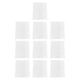Maxbell 10 Sheets 42 Pocket Coin Pages Coin Album Pages 3 Hole Coin Collection Pages