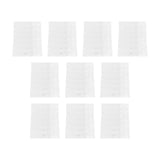 Maxbell 10 Sheets 42 Pocket Coin Pages Coin Album Pages 3 Hole Coin Collection Pages