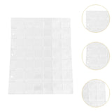 Maxbell 10 Sheets 42 Pocket Coin Pages Coin Album Pages 3 Hole Coin Collection Pages