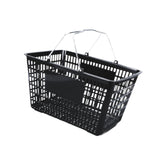 Maxbell Shopping Basket Sturdy Market Grocery Supplies Black Portable Grocery Basket