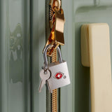 Maxbell Small Padlock with 2 Keys Travel Suitcase Lock for Toolbox Baggage Suitcases