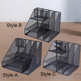 Maxbell Desktop File Organizer Hollow Document Magazine Rack for Home Office Desktop Style A