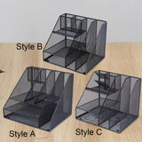 Maxbell Desktop File Organizer Hollow Document Magazine Rack for Home Office Desktop Style A