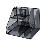 Maxbell Desktop File Organizer Hollow Document Magazine Rack for Home Office Desktop Style A