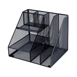 Maxbell Desktop File Organizer Hollow Document Magazine Rack for Home Office Desktop Style A