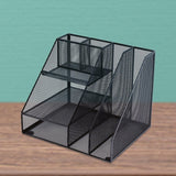Maxbell Desktop File Organizer Hollow Document Magazine Rack for Home Office Desktop Style A