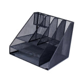 Maxbell Desktop File Organizer Hollow Document Magazine Rack for Home Office Desktop Style B