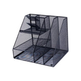 Maxbell Desktop File Organizer Hollow Document Magazine Rack for Home Office Desktop Style C