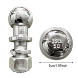 Maxbell Generic Trailer Hitch Ball for Bike Rack Mount Forged Steel for SUV RV Yacht