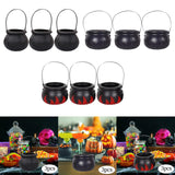 Maxbell Halloween Candy Cauldron Pot Portable Candy Bucket for Cafe Dining Room Desk No Flame