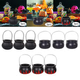 Maxbell Halloween Candy Cauldron Pot Portable Candy Bucket for Cafe Dining Room Desk No Flame