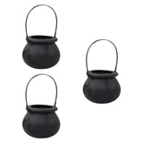 Maxbell Halloween Candy Cauldron Pot Portable Candy Bucket for Cafe Dining Room Desk No Flame