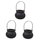 Maxbell Halloween Candy Cauldron Pot Portable Candy Bucket for Cafe Dining Room Desk No Flame