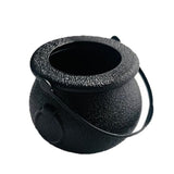 Maxbell Halloween Candy Cauldron Pot Portable Candy Bucket for Cafe Dining Room Desk No Flame
