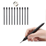 Maxbell 10Pcs Pen Refills Sturdy Drawing Nibs for Dtk-1660 1661 2421 Dth-w1320 W1620