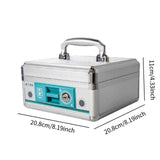 Maxbell Cash Lock Box Container Lock Safe Box Organizer Security Keepsake Money Tray 20.8cmx20.8cmx11cm