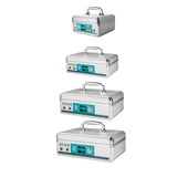 Maxbell Cash Lock Box Container Lock Safe Box Organizer Security Keepsake Money Tray 20.8cmx20.8cmx11cm