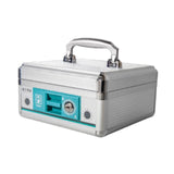 Maxbell Cash Lock Box Container Lock Safe Box Organizer Security Keepsake Money Tray 20.8cmx20.8cmx11cm