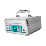 Maxbell Cash Lock Box Container Lock Safe Box Organizer Security Keepsake Money Tray 20.8cmx20.8cmx11cm