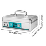 Maxbell Cash Lock Box Container Lock Safe Box Organizer Security Keepsake Money Tray 27.3cmx19.5cmx11cm