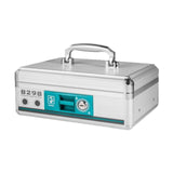 Maxbell Cash Lock Box Container Lock Safe Box Organizer Security Keepsake Money Tray 27.3cmx19.5cmx11cm