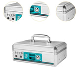 Maxbell Cash Lock Box Container Lock Safe Box Organizer Security Keepsake Money Tray 27.3cmx19.5cmx11cm