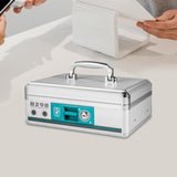 Maxbell Cash Lock Box Container Lock Safe Box Organizer Security Keepsake Money Tray 27.3cmx19.5cmx11cm