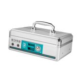 Maxbell Cash Lock Box Container Lock Safe Box Organizer Security Keepsake Money Tray 29.2cmx20.8cmx11cm